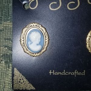 Cameo earrings